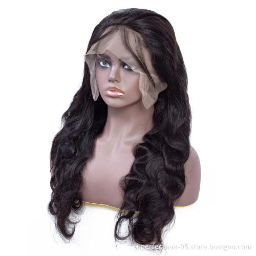 Wholesale Vendor 13*6 Lace Front Human Hair wigs For Black Women Brazilian Remy Body Wave Wig With Baby Hair Pre Plucked